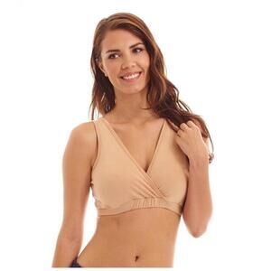 Everly Grey Soft Sleep Bra Maternity Nursing Wireless Breastfeeding Size M /L